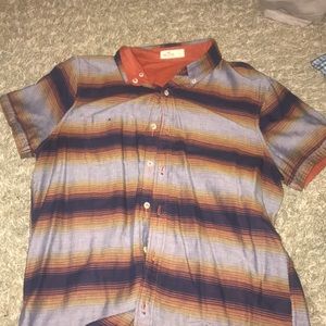 Men’s Large Hollister Reversable Button Down Shirt